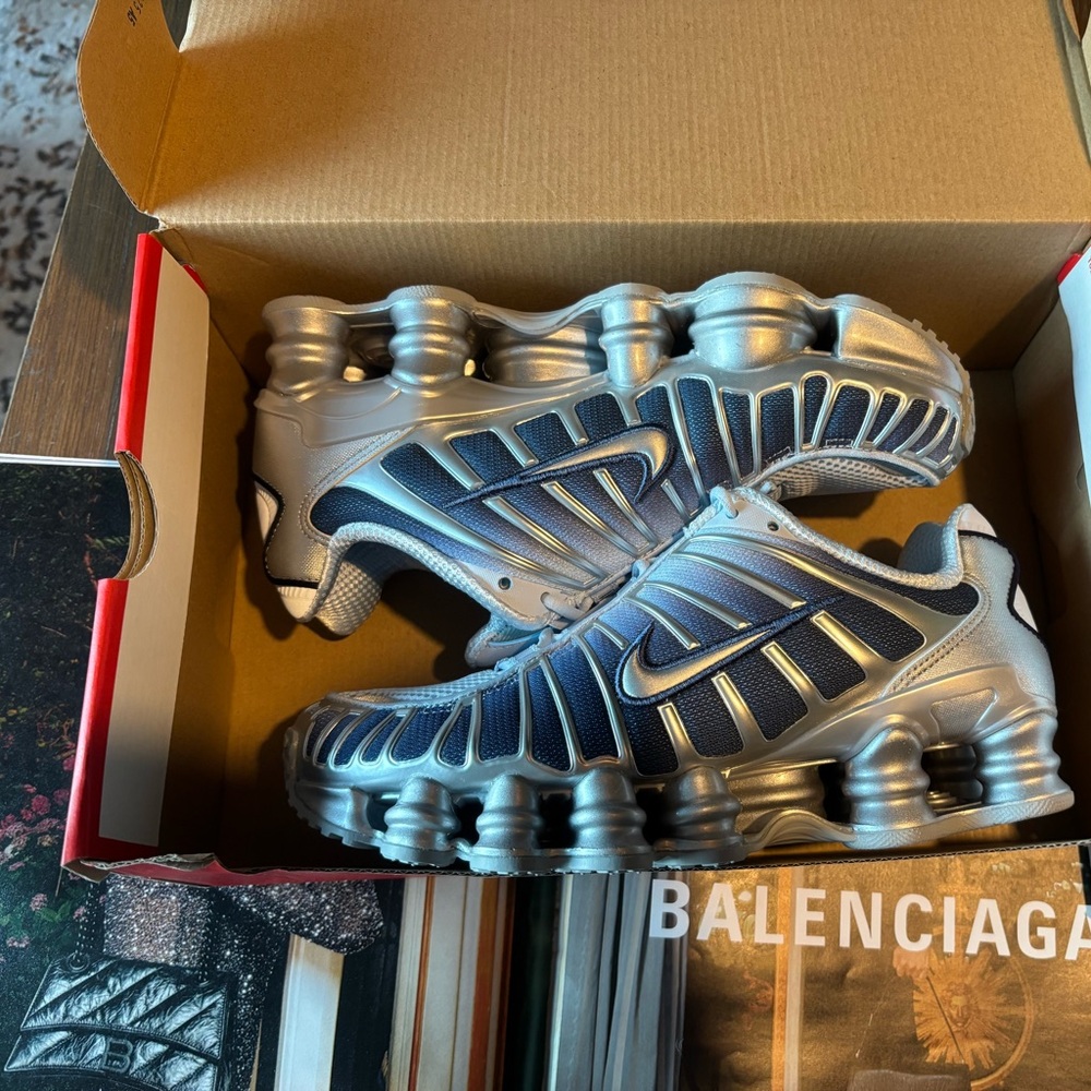 Nike Shox 💅🔥 TL Fade ICED BLUE Athletic Sneaker Shoes IH1336-403 Wmns 7.5 8 NEW - Picture 2 of 14